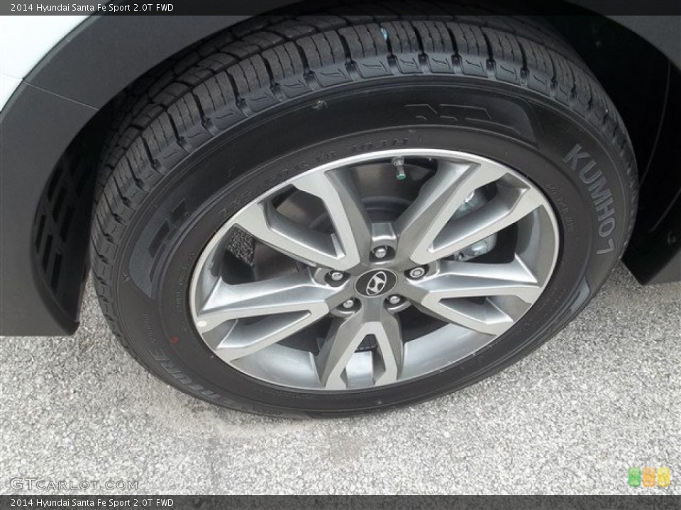 2014 Hyundai Santa Fe Sport 2.0T FWD Wheel and Tire Photo #87442037