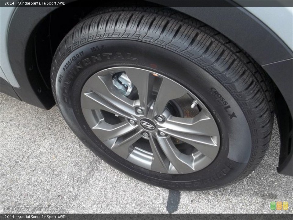 2014 Hyundai Santa Fe Sport AWD Wheel and Tire Photo #87442184