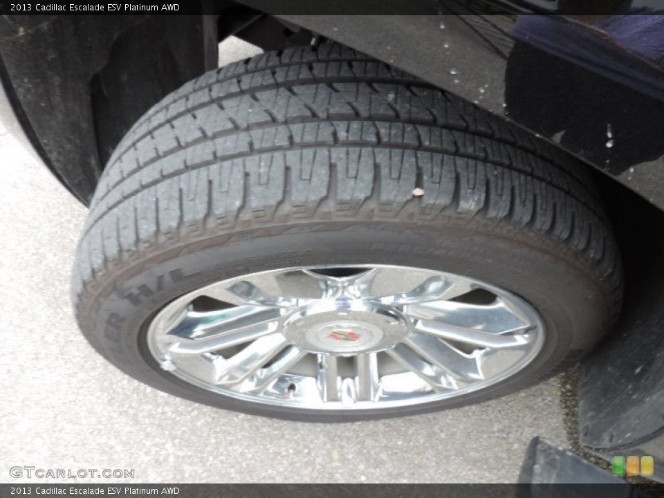 2013 Cadillac Escalade ESV Platinum AWD Wheel and Tire Photo #87446864