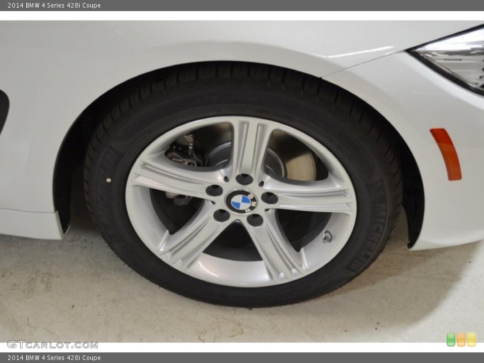 2014 BMW 4 Series 428i Coupe Wheel and Tire Photo #87454005