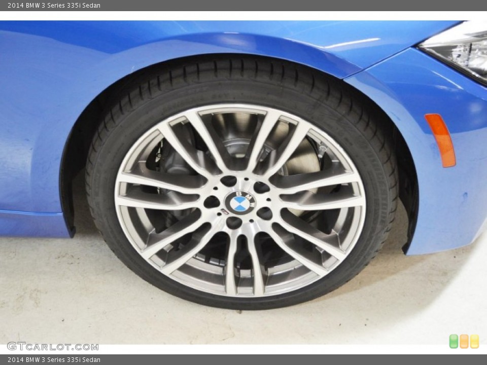 2014 BMW 3 Series 335i Sedan Wheel and Tire Photo #87454126