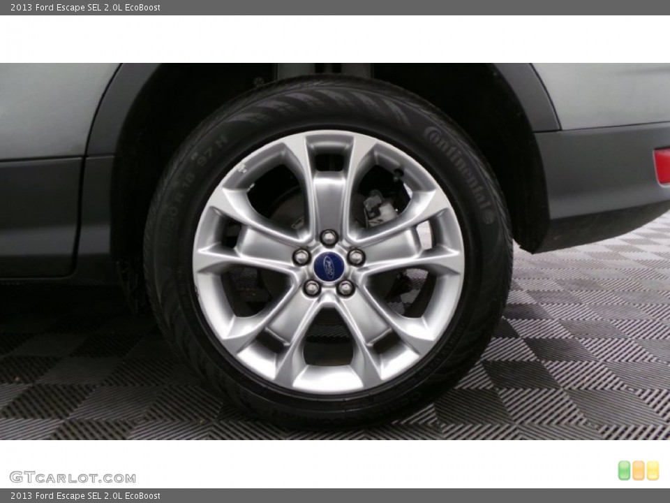 2013 Ford Escape SEL 2.0L EcoBoost Wheel and Tire Photo #87454550