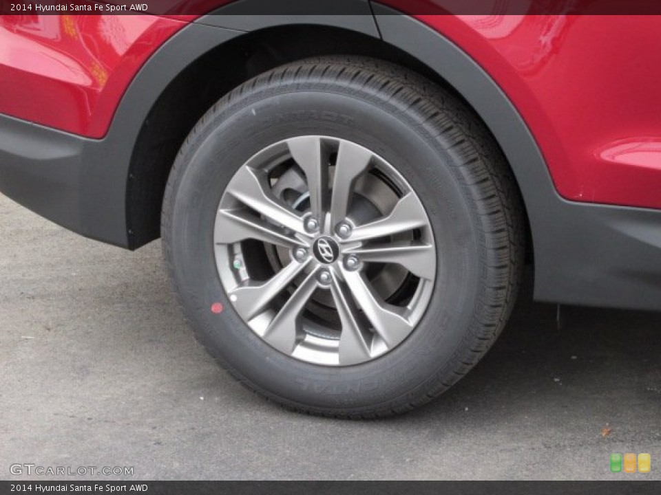 2014 Hyundai Santa Fe Sport AWD Wheel and Tire Photo #87456480