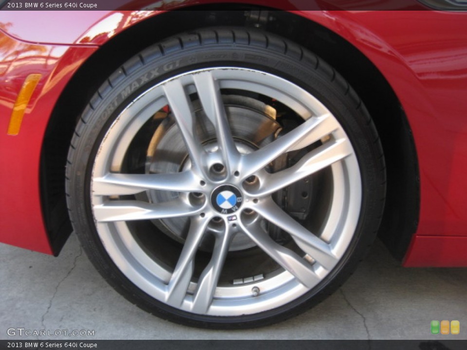 2013 BMW 6 Series 640i Coupe Wheel and Tire Photo #87464102