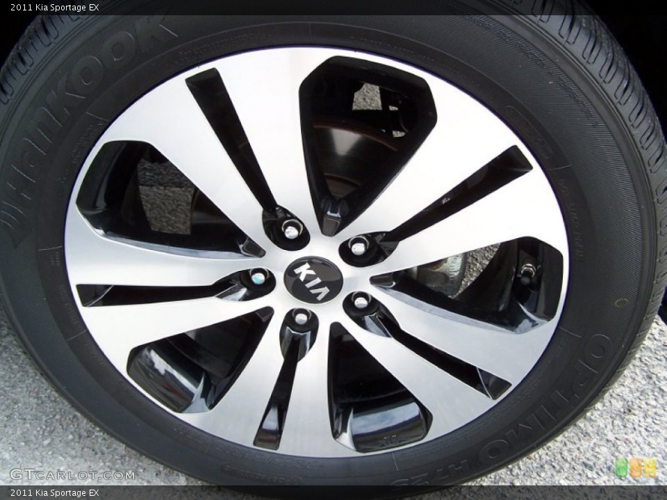 2011 Kia Sportage EX Wheel and Tire Photo #87479039