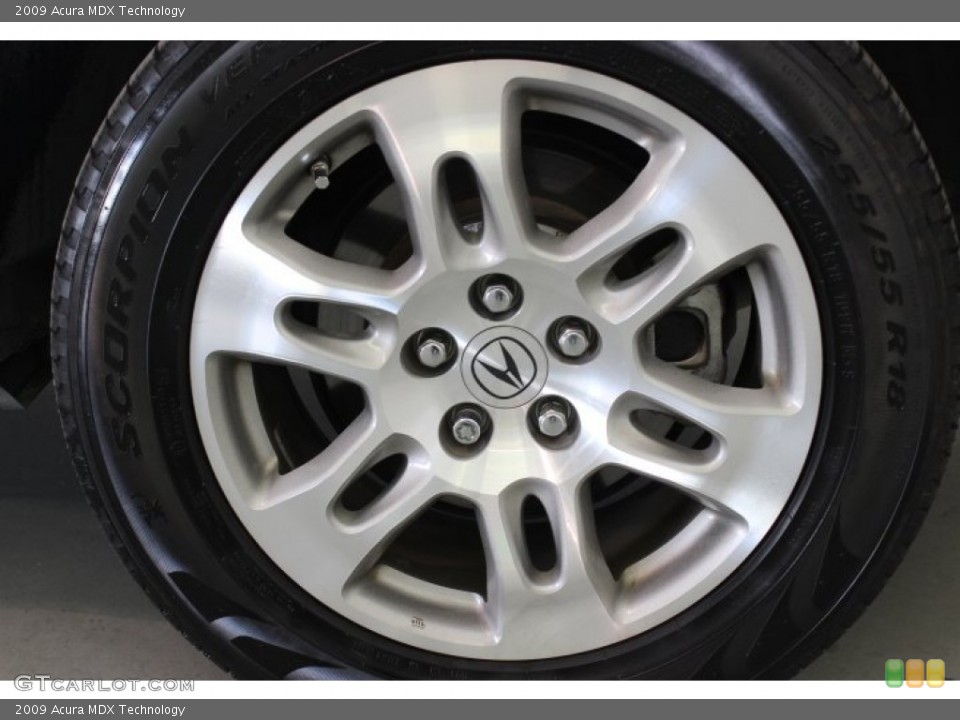 2009 Acura MDX Technology Wheel and Tire Photo #87485408