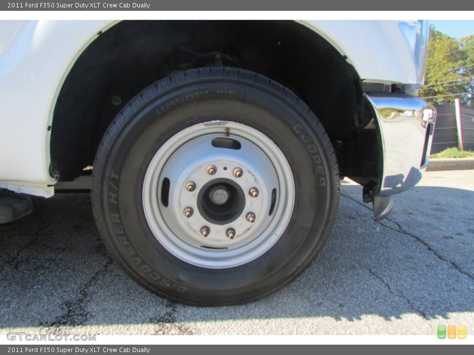 2011 Ford F350 Super Duty XLT Crew Cab Dually Wheel and Tire Photo #87487904