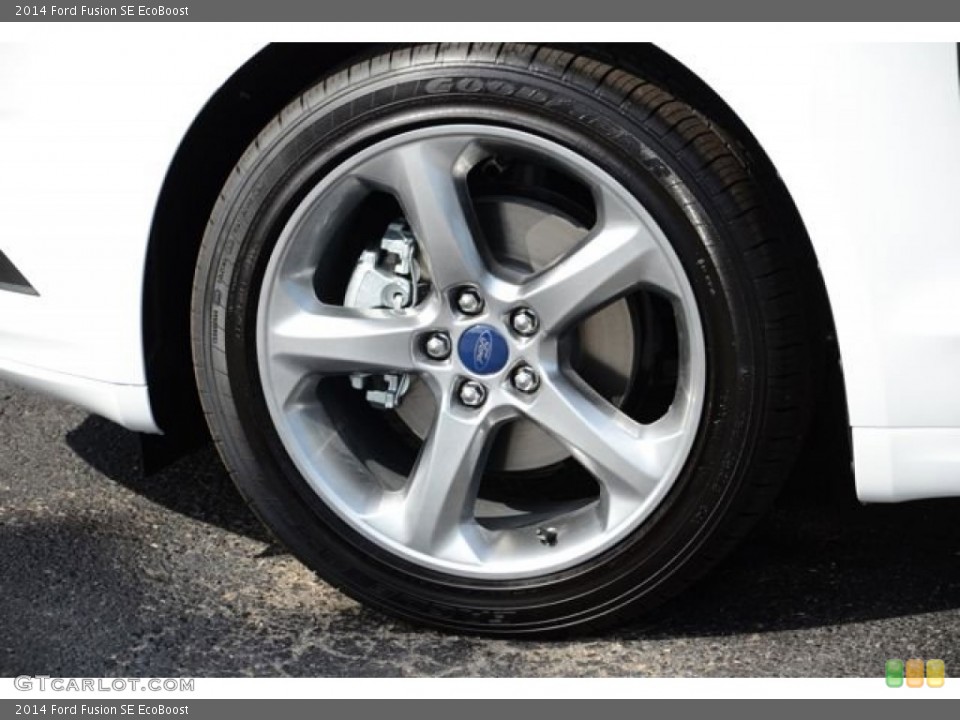 2014 Ford Fusion SE EcoBoost Wheel and Tire Photo #87490097