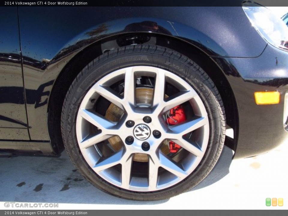 2014 Volkswagen GTI 4 Door Wolfsburg Edition Wheel and Tire Photo #87498895