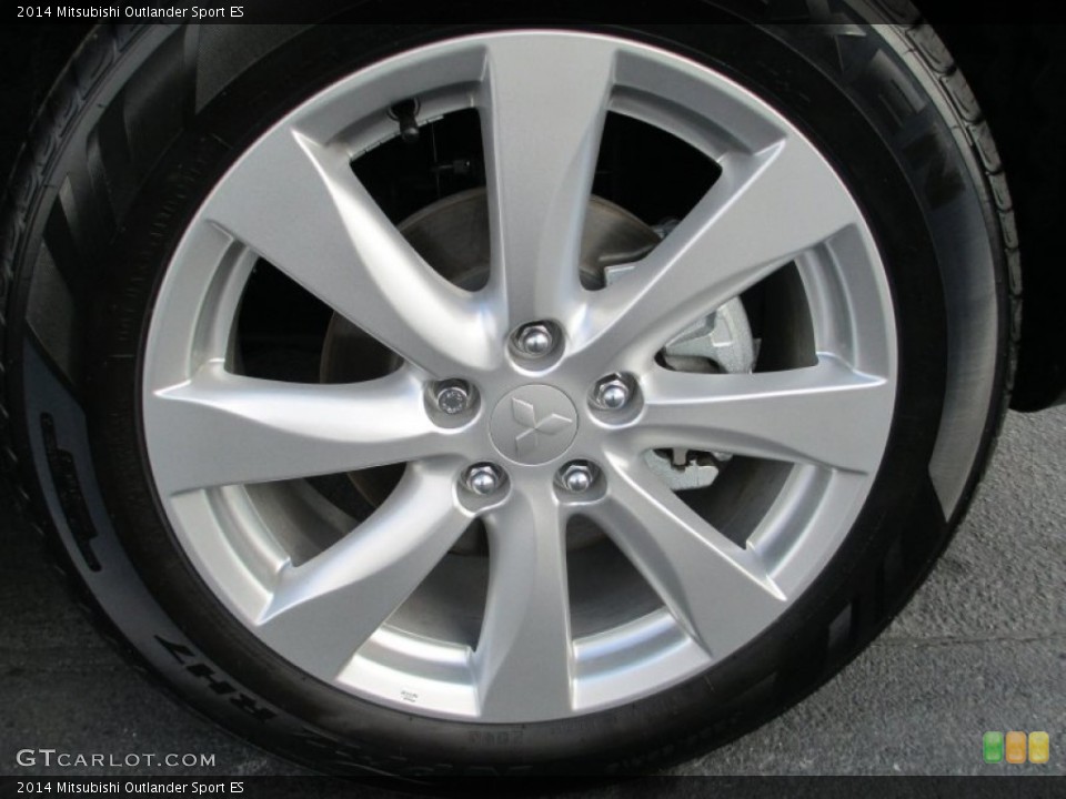 2014 Mitsubishi Outlander Sport ES Wheel and Tire Photo #87510718