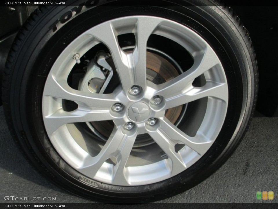 2014 Mitsubishi Outlander SE S-AWC Wheel and Tire Photo #87512304