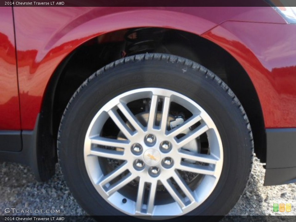 2014 Chevrolet Traverse LT AWD Wheel and Tire Photo #87526796