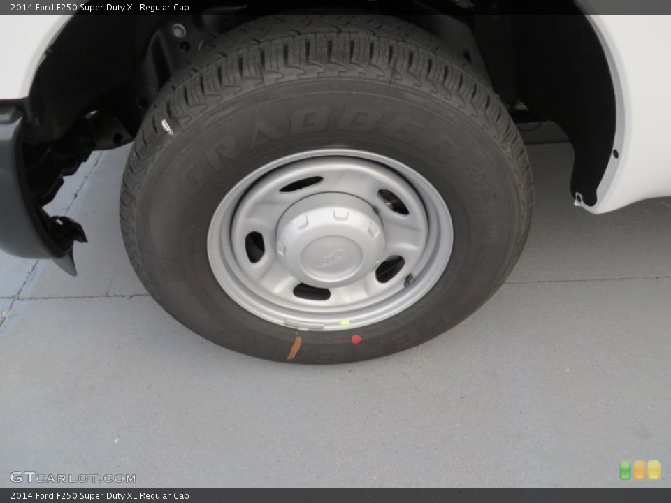2014 Ford F250 Super Duty XL Regular Cab Wheel and Tire Photo #87532751