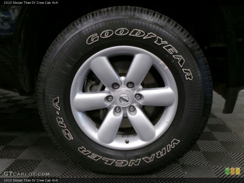 2013 Nissan Titan SV Crew Cab 4x4 Wheel and Tire Photo #87534203