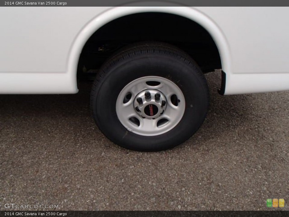 2014 GMC Savana Van 2500 Cargo Wheel and Tire Photo #87544900