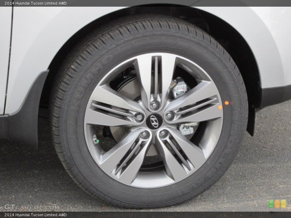 2014 Hyundai Tucson Limited AWD Wheel and Tire Photo #87562433