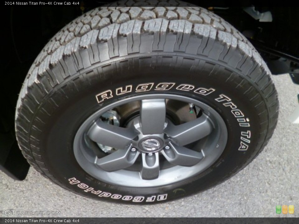 2014 Nissan Titan Pro-4X Crew Cab 4x4 Wheel and Tire Photo #87570478