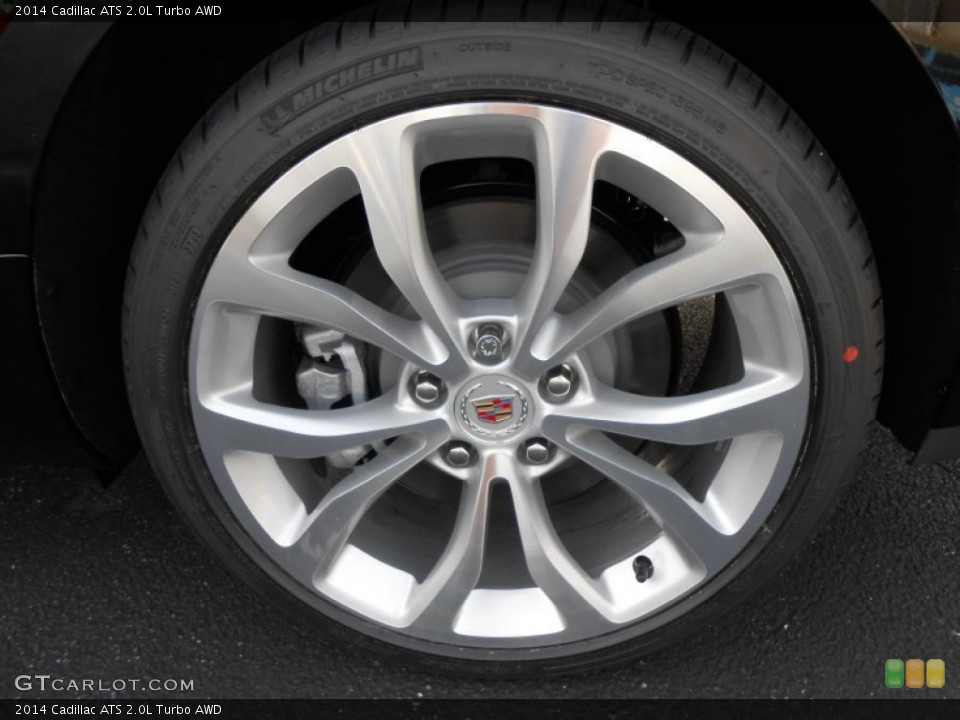 2014 Cadillac ATS 2.0L Turbo AWD Wheel and Tire Photo #87574552