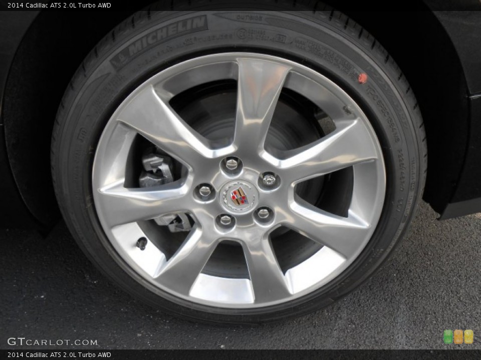 2014 Cadillac ATS 2.0L Turbo AWD Wheel and Tire Photo #87575035