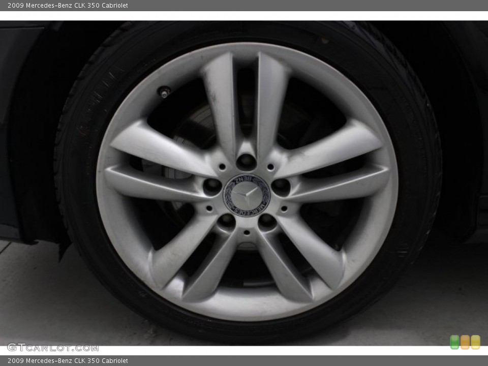 2009 Mercedes-Benz CLK 350 Cabriolet Wheel and Tire Photo #87575209