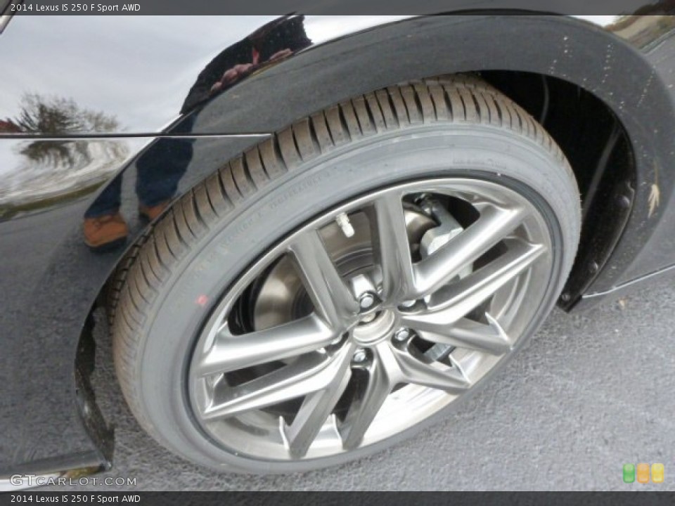 2014 Lexus IS 250 F Sport AWD Wheel and Tire Photo #87575707