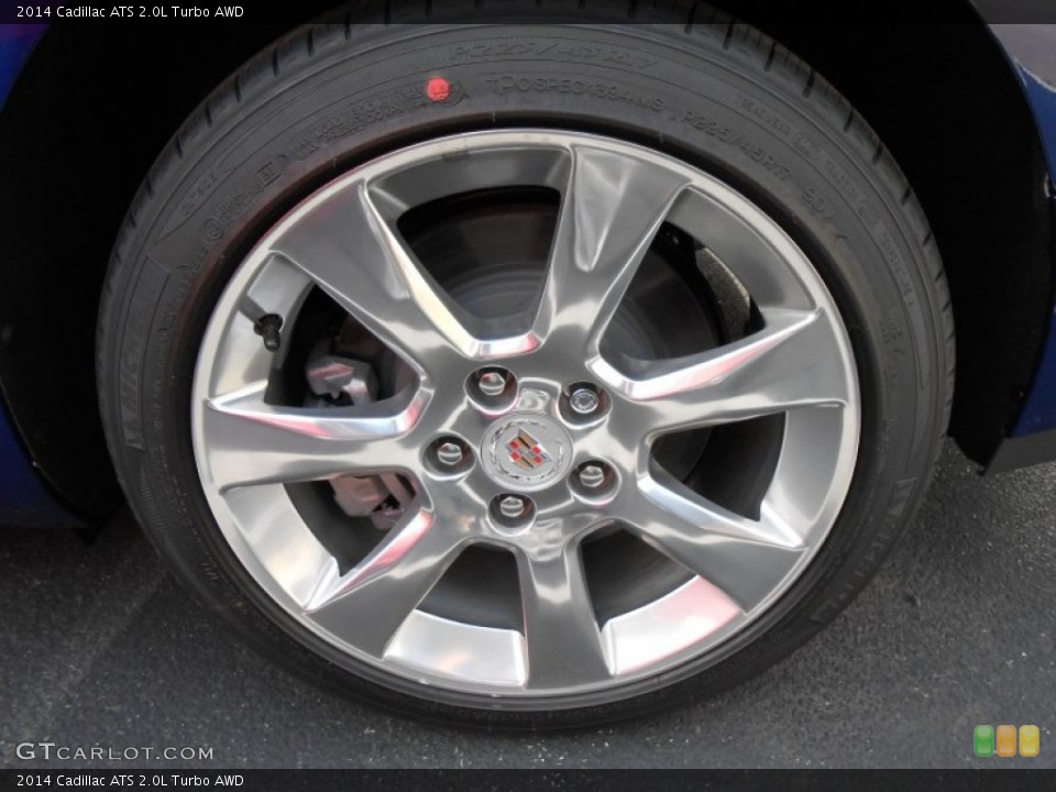 2014 Cadillac ATS 2.0L Turbo AWD Wheel and Tire Photo #87575797