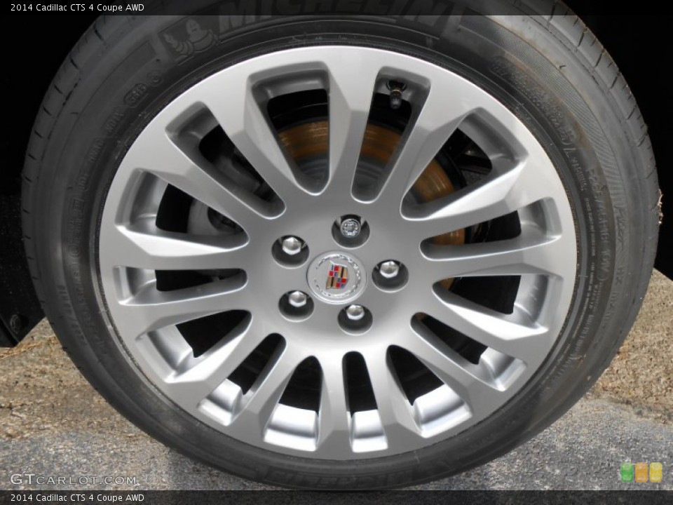 2014 Cadillac CTS 4 Coupe AWD Wheel and Tire Photo #87576605