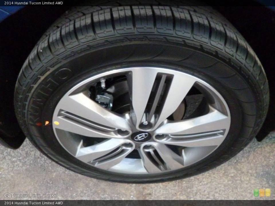 2014 Hyundai Tucson Limited AWD Wheel and Tire Photo #87578200