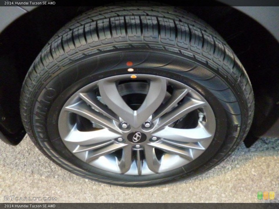 2014 Hyundai Tucson SE AWD Wheel and Tire Photo #87578671