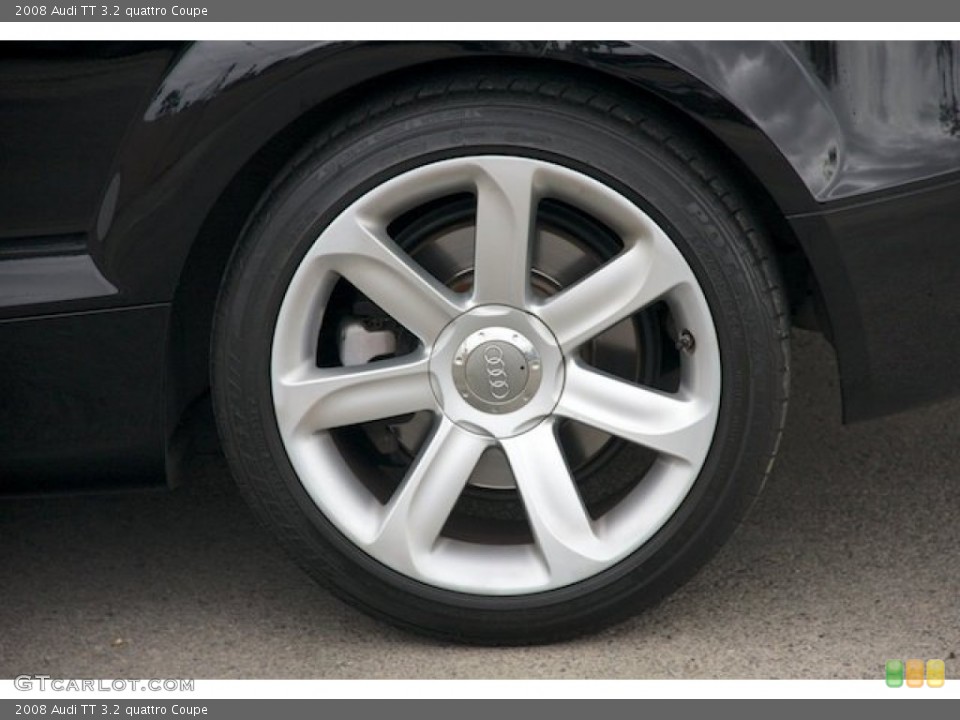 2008 Audi TT 3.2 quattro Coupe Wheel and Tire Photo #87584614