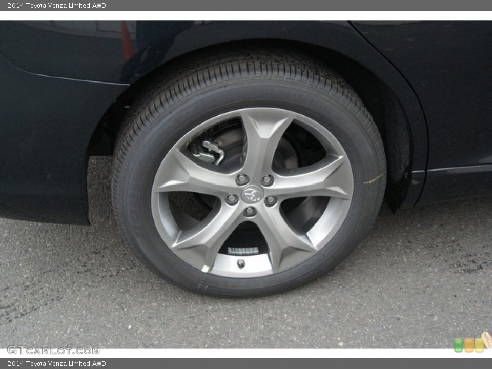 2014 Toyota Venza Limited AWD Wheel and Tire Photo #87587650