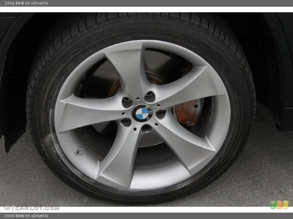 2009 BMW X6 xDrive50i Wheel and Tire Photo #87593521