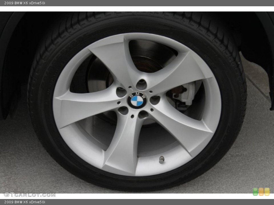 2009 BMW X6 xDrive50i Wheel and Tire Photo #87593574