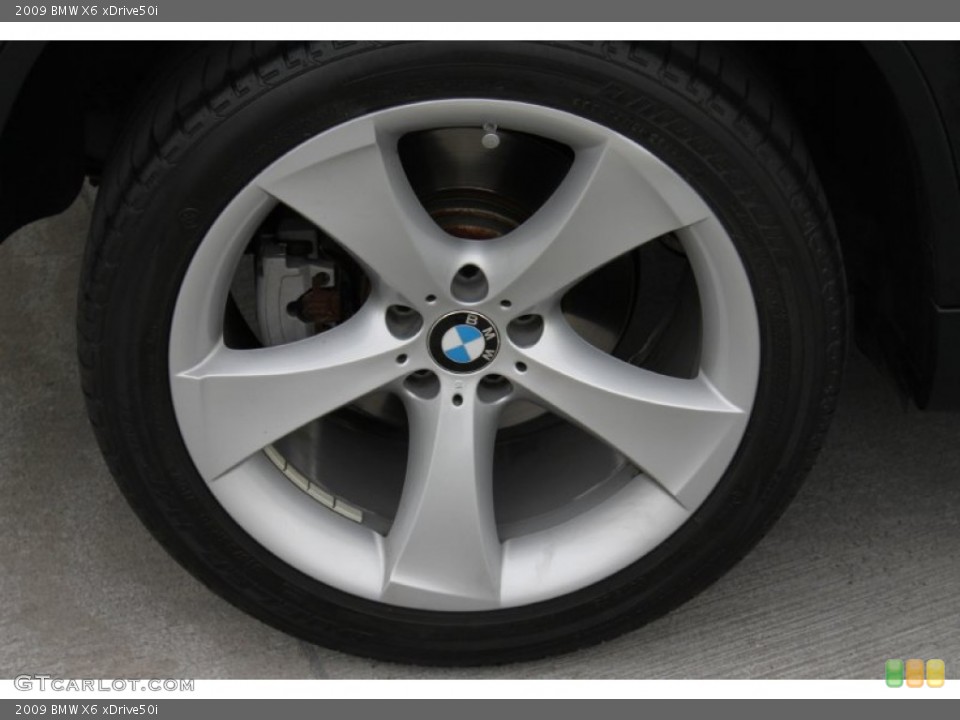 2009 BMW X6 xDrive50i Wheel and Tire Photo #87593668