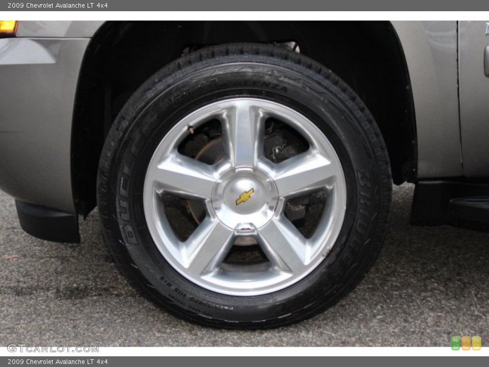 2009 Chevrolet Avalanche LT 4x4 Wheel and Tire Photo #87607378