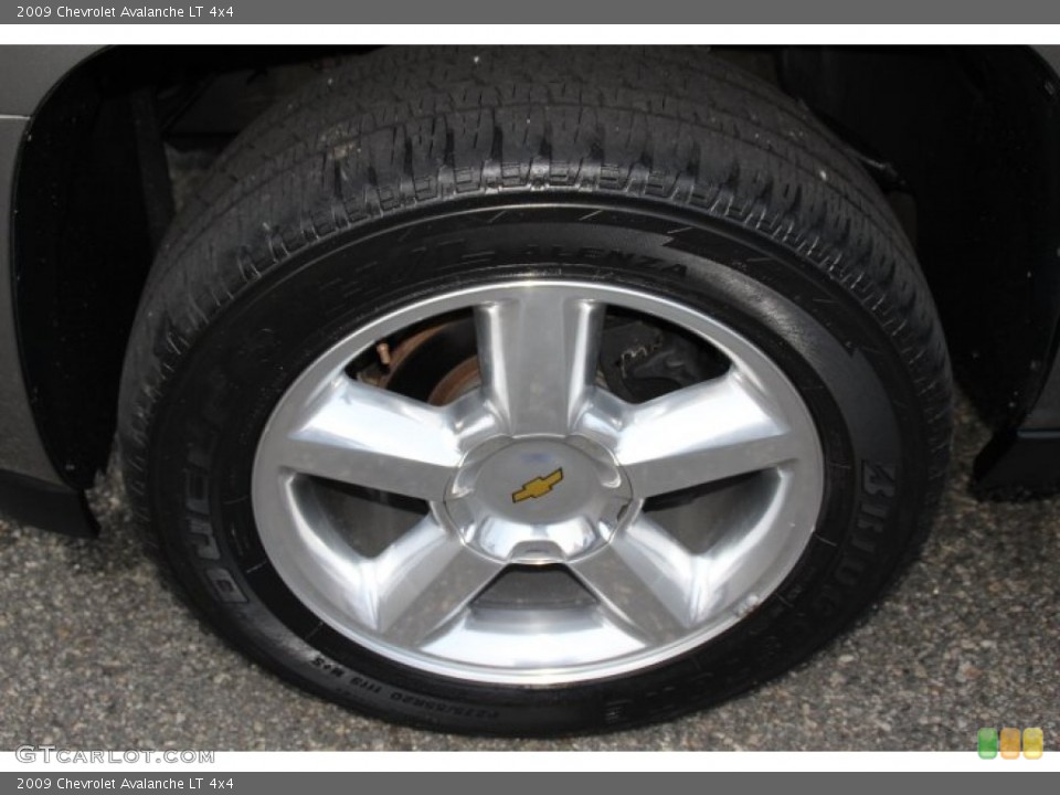 2009 Chevrolet Avalanche LT 4x4 Wheel and Tire Photo #87607399