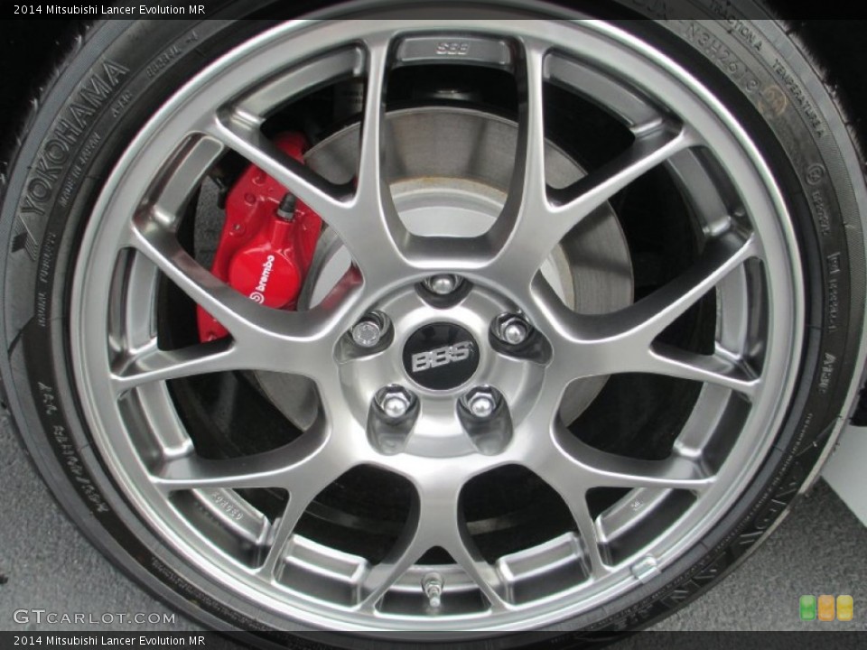 2014 Mitsubishi Lancer Evolution MR Wheel and Tire Photo #87611605