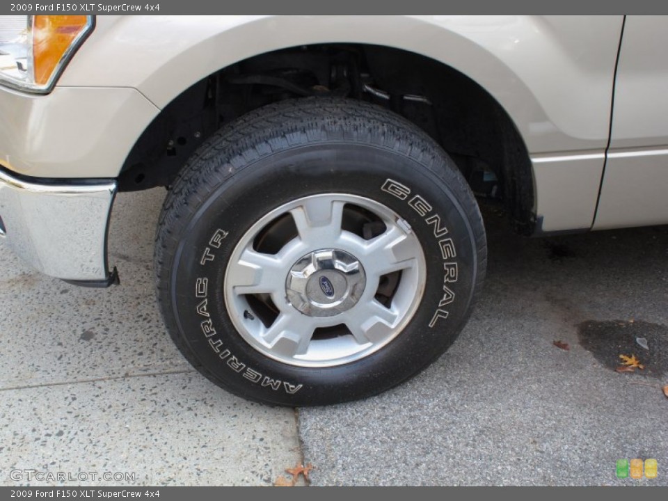 2009 Ford F150 XLT SuperCrew 4x4 Wheel and Tire Photo #87613138