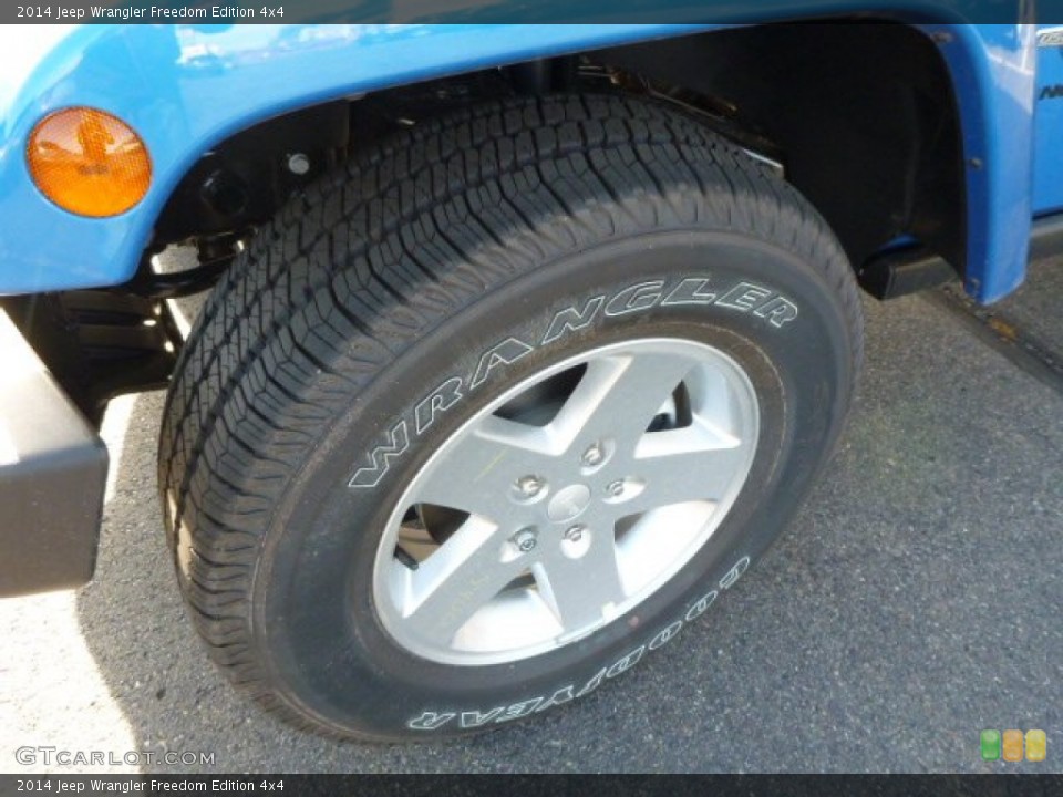 2014 Jeep Wrangler Freedom Edition 4x4 Wheel and Tire Photo #87613879
