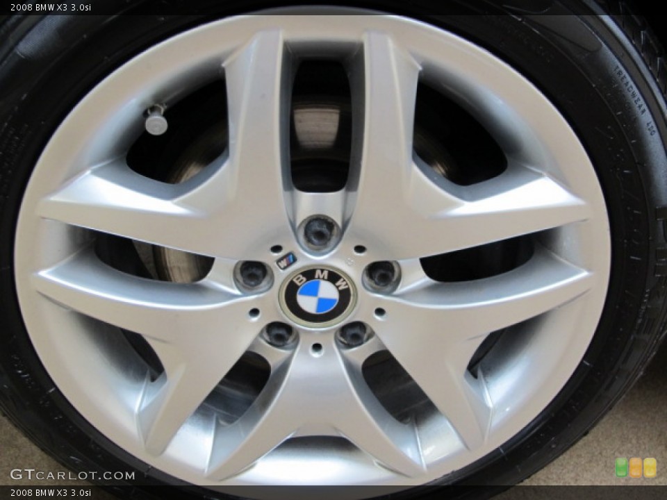 2008 BMW X3 3.0si Wheel and Tire Photo #87615313