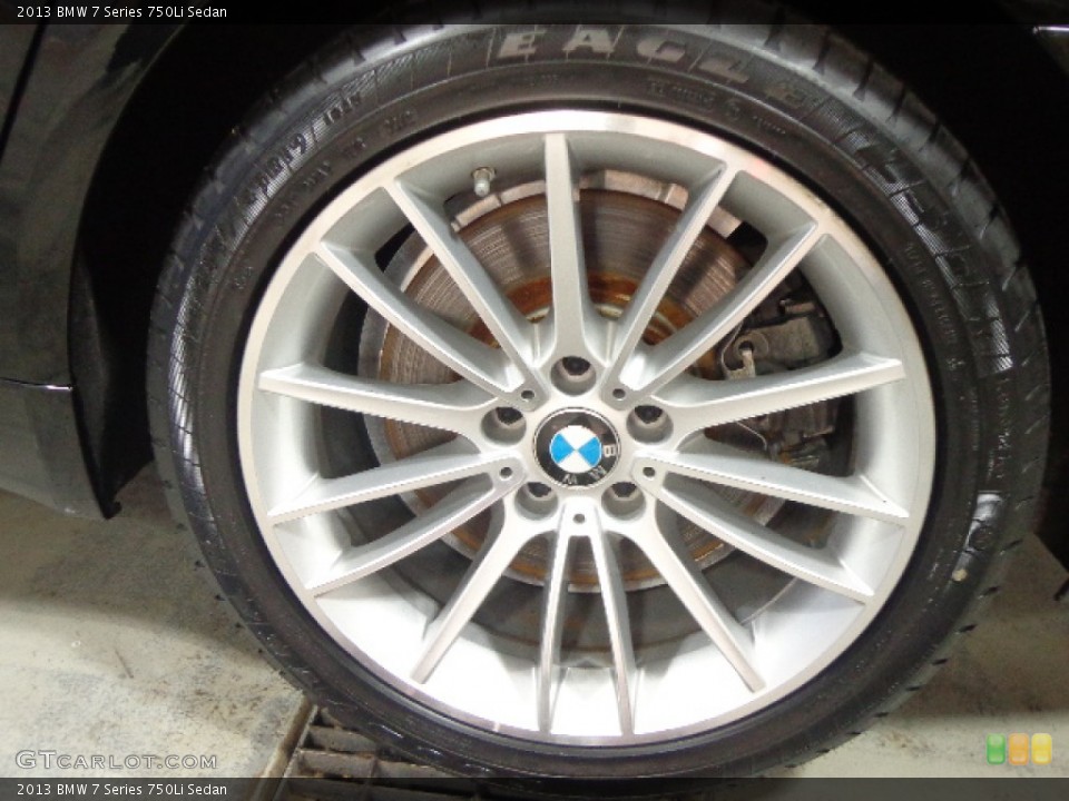 2013 BMW 7 Series 750Li Sedan Wheel and Tire Photo #87620662