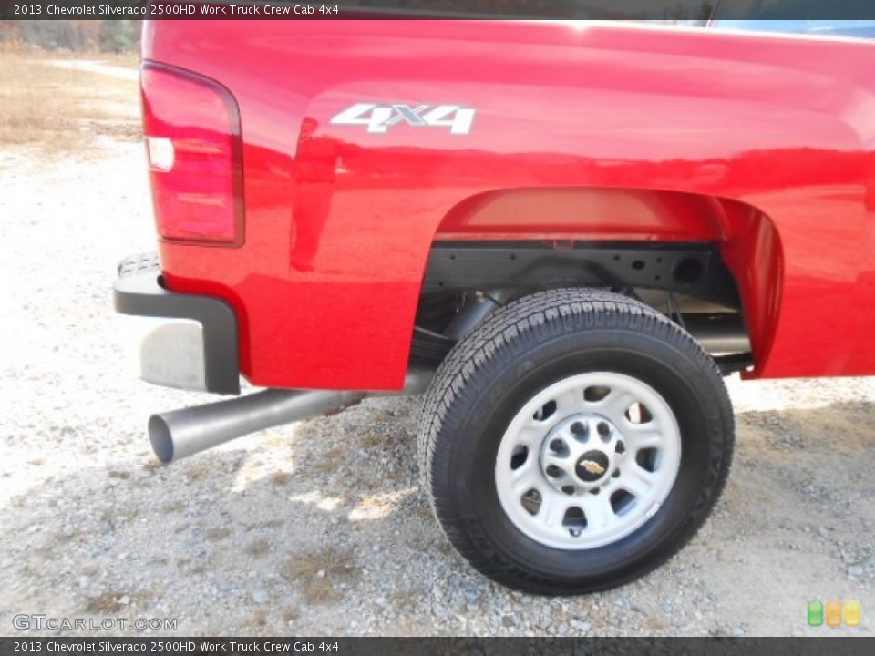 2013 Chevrolet Silverado 2500HD Work Truck Crew Cab 4x4 Wheel and Tire Photo #87626839