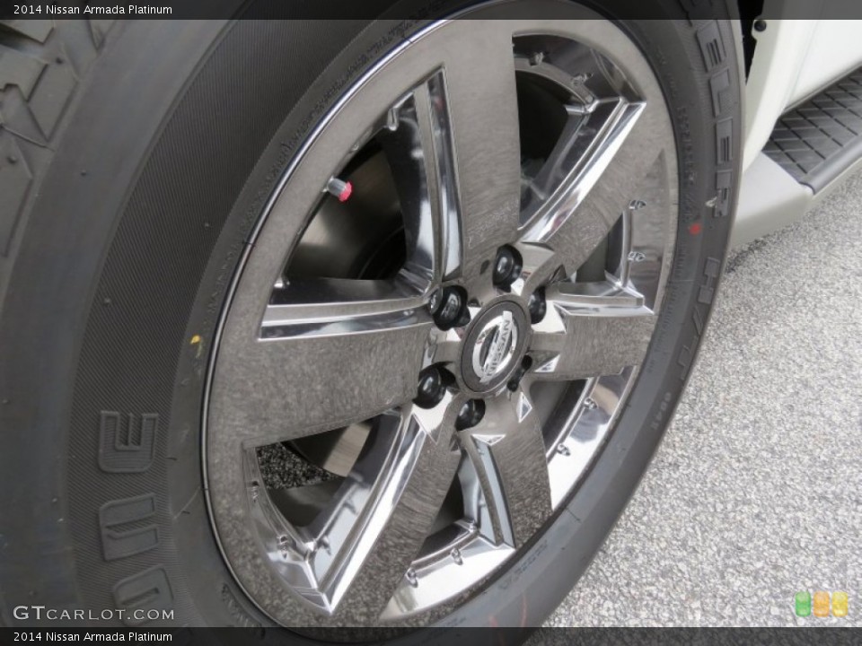 2014 Nissan Armada Platinum Wheel and Tire Photo #87631165