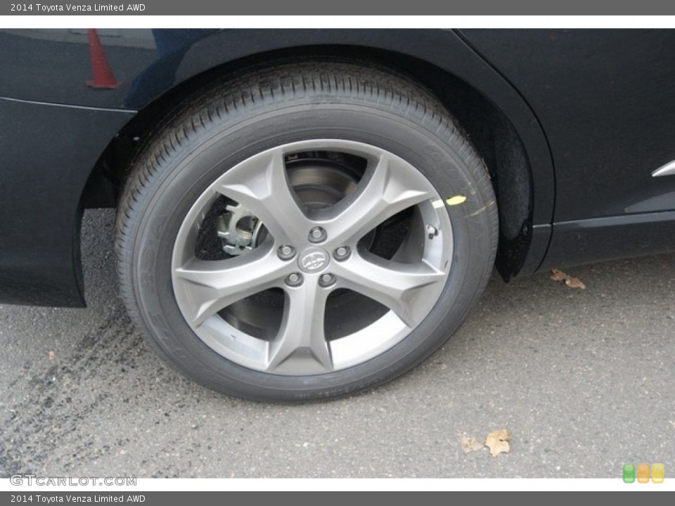 2014 Toyota Venza Limited AWD Wheel and Tire Photo #87640714