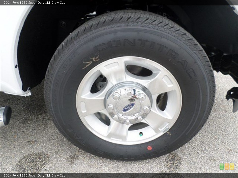 2014 Ford F250 Super Duty XLT Crew Cab Wheel and Tire Photo #87643096