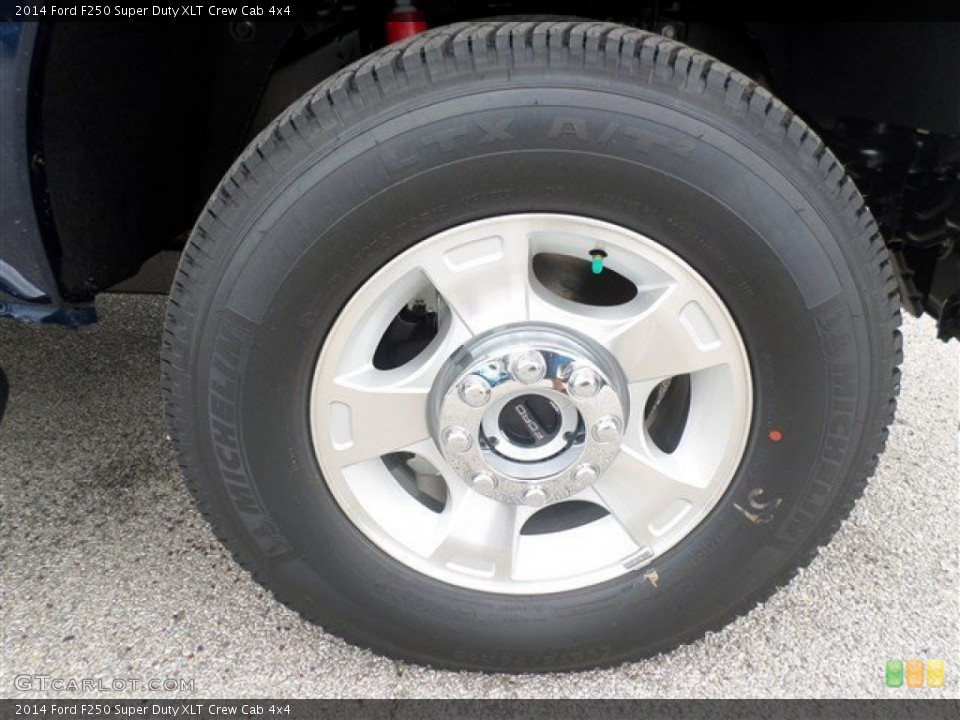 2014 Ford F250 Super Duty XLT Crew Cab 4x4 Wheel and Tire Photo #87644122