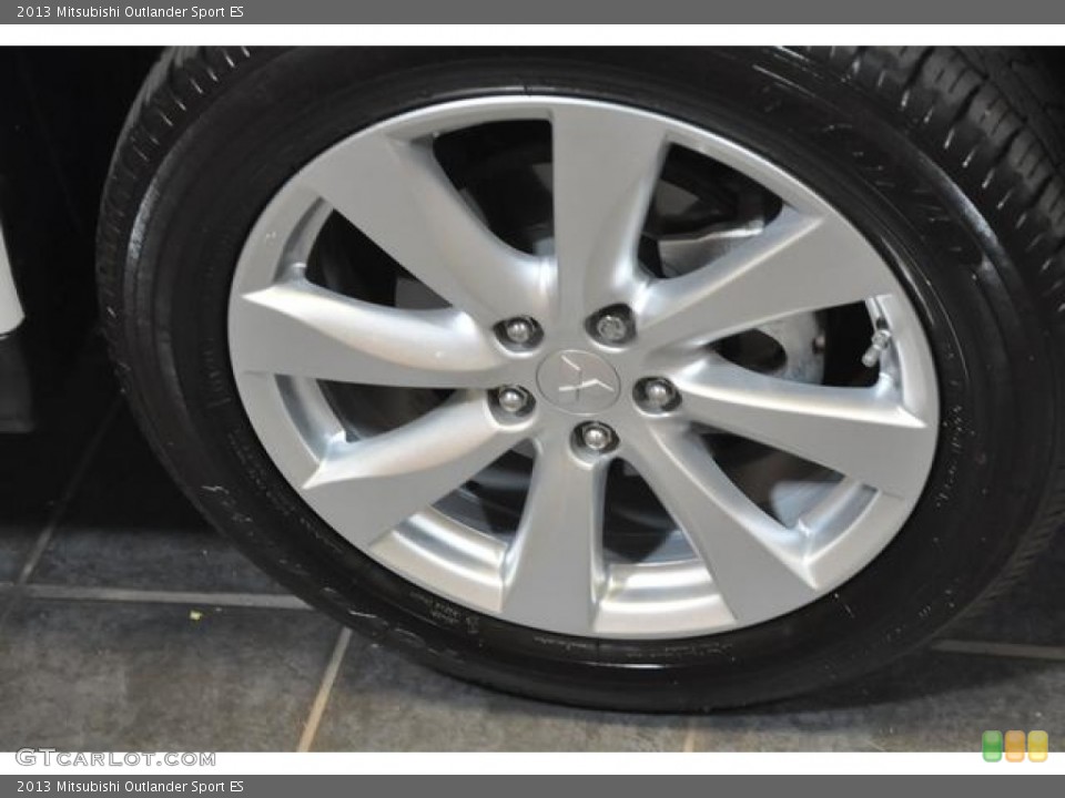 2013 Mitsubishi Outlander Sport ES Wheel and Tire Photo #87648532