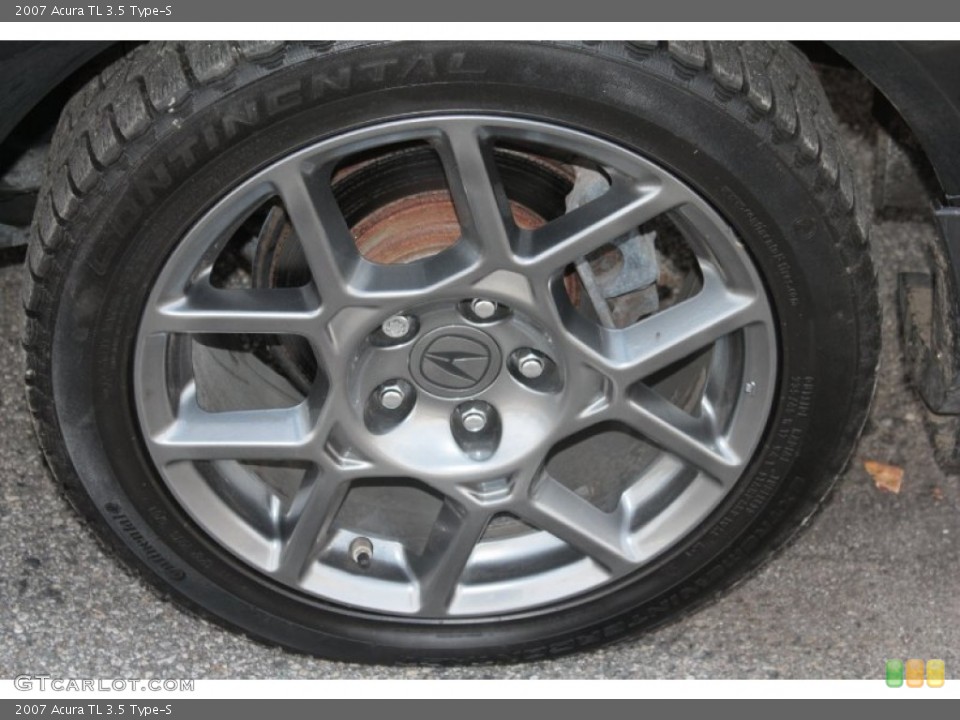 2007 Acura TL 3.5 Type-S Wheel and Tire Photo #87650995