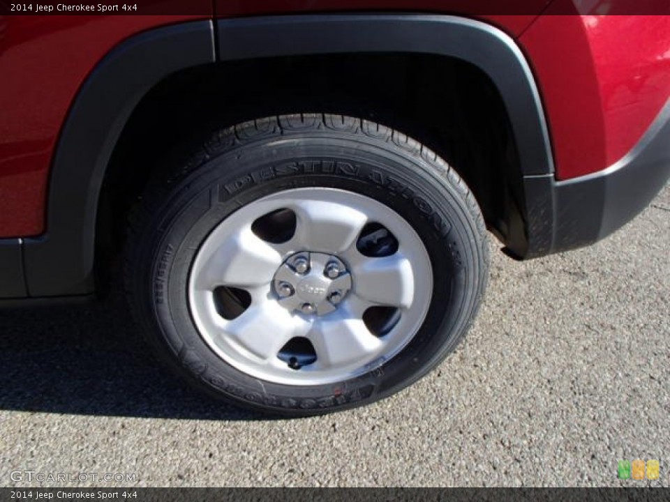 2014 Jeep Cherokee Sport 4x4 Wheel and Tire Photo #87651001