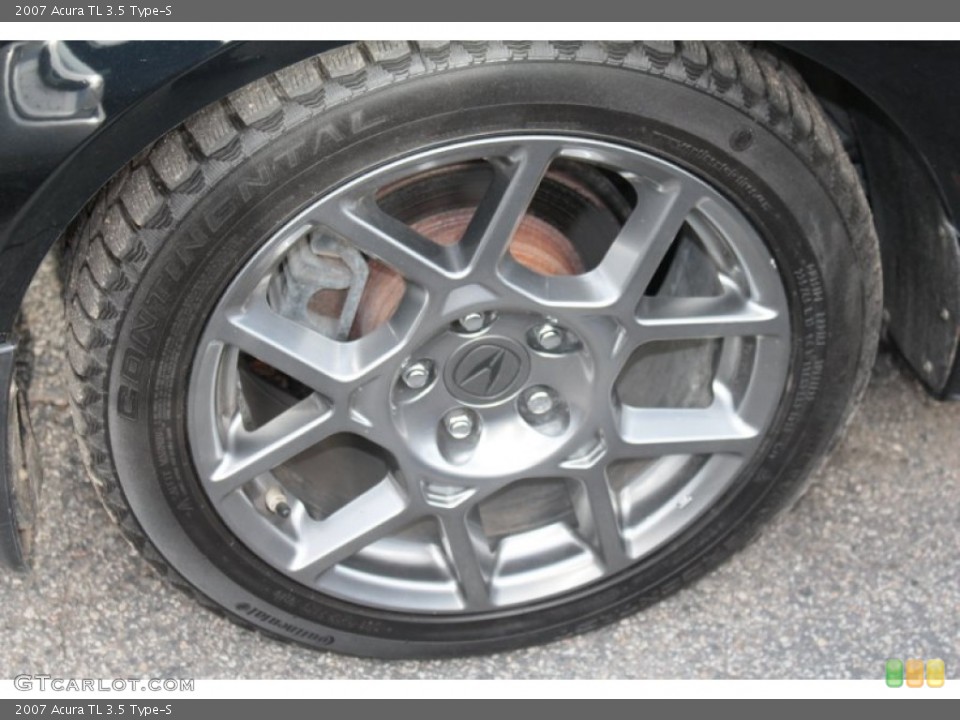 2007 Acura TL 3.5 Type-S Wheel and Tire Photo #87651040